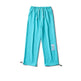 Pantalones Deportivos de Pierna Recta con Etiqueta Bordada – Joggers de Algodón de Corte Holgado en Gris, Azul y Rosa