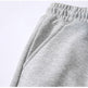 Pantalones Deportivos de Pierna Recta con Etiqueta Bordada – Joggers de Algodón de Corte Holgado en Gris, Azul y Rosa