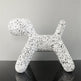 Resin Creative Balloon Abstract Dog Ornament EX-STOCK Canada 