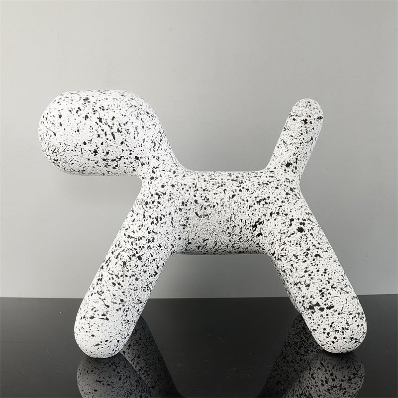 Resin Creative Balloon Abstract Dog Ornament EX-STOCK Canada 