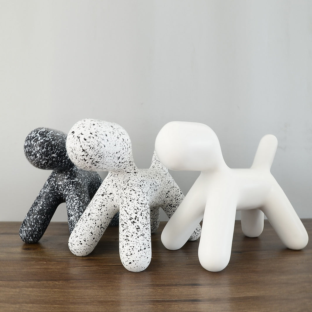 Resin Creative Balloon Abstract Dog Ornament EX-STOCK Canada 