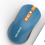 Blue Rechargeable Wireless Voice Mouse – 2400 DPI