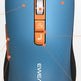 Blue and orange computer mouse with 'Evecon' branding on a white background