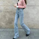 Stretch High Waist Bootcut Women's Jeans - EX-STOCK CANADA