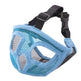 Breathable Dog Muzzle for Flat-Faced Breeds – 9 Styles, Sizes XXS to L blue 