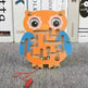 Children Magnetic Maze Toy Kids Wooden Puzzle Game Toy Kids Early Educational Brain Teaser Wooden Toy Intellectual Jigsaw Board - EX-STOCK CANADA