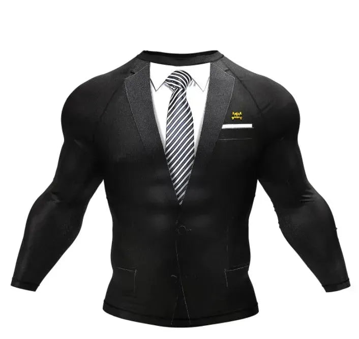 The  Tuxedo Rash Guard - Xmartial Sleeve