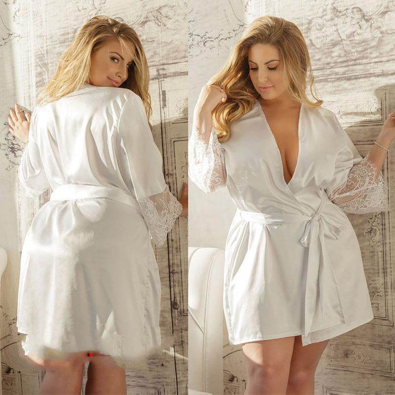 Plus Size Sexy Pajamas Nightgown For Women - EX-STOCK Canada