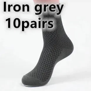 Socks men's new bamboo fiber men's business socks - EX-STOCK CANADA