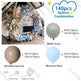 Retro Gray Apricot Balloon Garland Arch Kit – Boho Party & Wedding Decoration