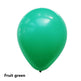 Green balloon labeled 'Fruit green' on a white background