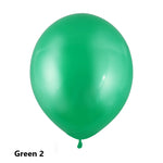 Green balloon labeled 'Green 2' on a white background