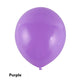 Purple balloon on a white background
