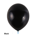 Black balloon on a white background