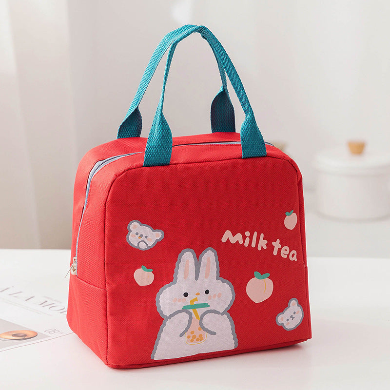 Cartoon Insulated Lunch Bag Zipper Lunch Bag EX-STOCK