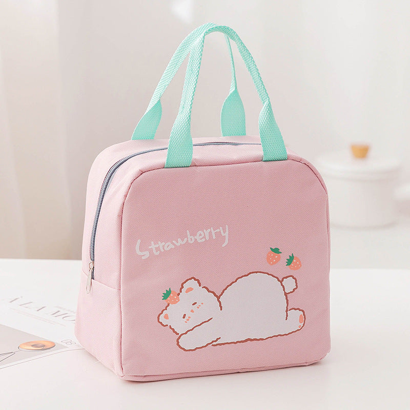 Cartoon Insulated Lunch Bag Zipper Lunch Bag EX-STOCK