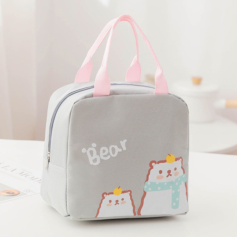 Cartoon Insulated Lunch Bag Zipper Lunch Bag EX-STOCK