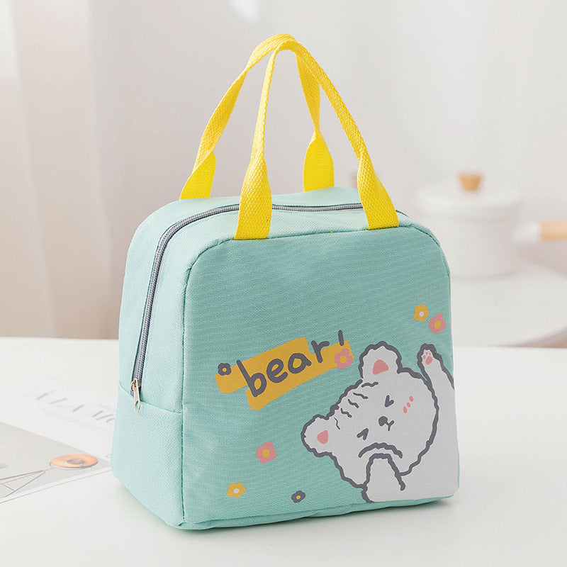 Cartoon Insulated Lunch Bag Zipper Lunch Bag EX-STOCK