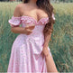 Summer Floral Print Dress Women Sexy Party Long Dresses Puff Short Sleeve - EX-STOCK CANADA