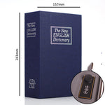 Dictionary Mini Safe Box – Hidden Secret Book Lock with Coin Bank & Password Lock (8 Colours)