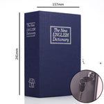 Dictionary Mini Safe Box – Hidden Secret Book Lock with Coin Bank & Password Lock (8 Colours)