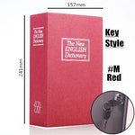 Dictionary Mini Safe Box – Hidden Secret Book Lock with Coin Bank & Password Lock (8 Colours)
