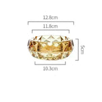 Luxury Crystal Glass Office Cigar Ashtray - EX-STOCK CANADA