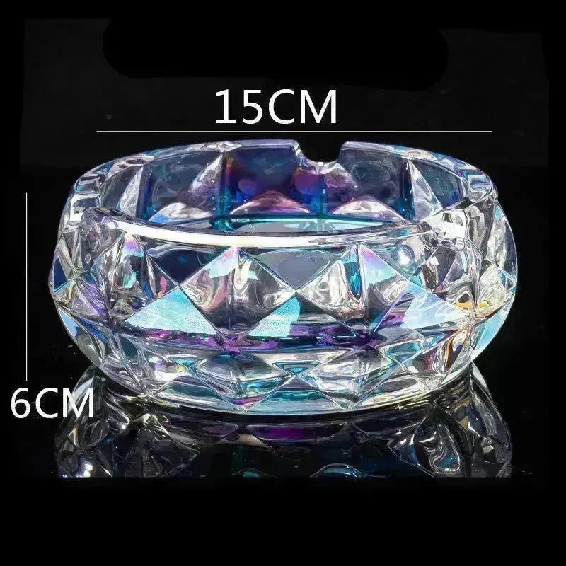Luxury Crystal Glass Office Cigar Ashtray - EX-STOCK CANADA