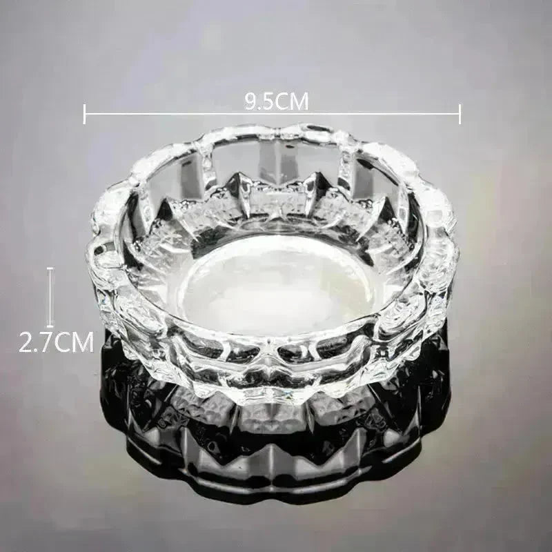 Luxury Crystal Glass Office Cigar Ashtray - EX-STOCK CANADA