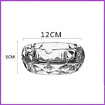 Luxury Crystal Glass Office Cigar Ashtray - EX-STOCK CANADA