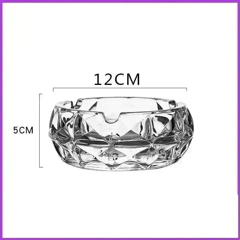 Luxury Crystal Glass Office Cigar Ashtray - EX-STOCK CANADA