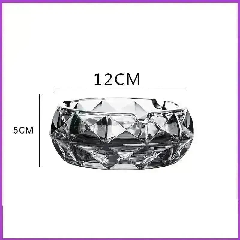 Luxury Crystal Glass Office Cigar Ashtray - EX-STOCK CANADA
