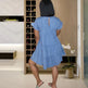 Casual Loose denim dress - EX-STOCK CANADA
