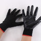Gants en latex résistants à l'usure imprégnés de nitrile 