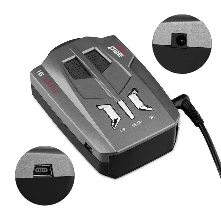 V9 Car Radar Speed Detector Laser 360° Voice Alert Mobile Speedometer EX-STOCK