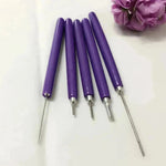 5PC Quilling Paper roller  Long And Short Quilling Needle Roll Paper Pen