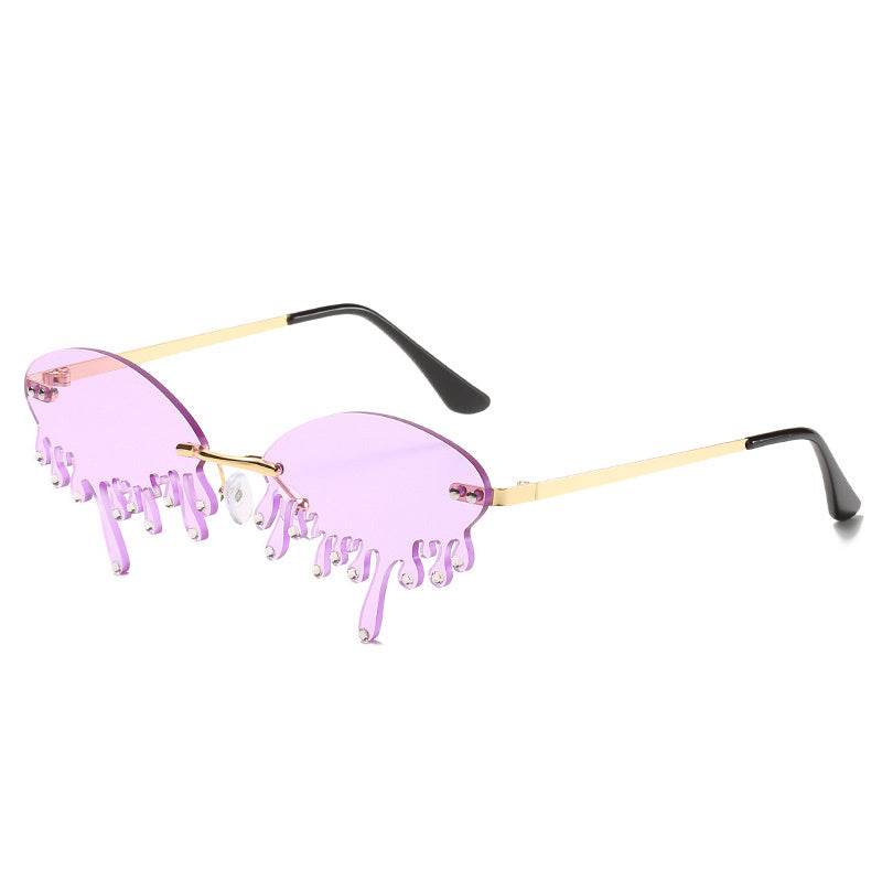 Sunglasses Personality Tear-shaped Visor Glasses EX-STOCK Canada 