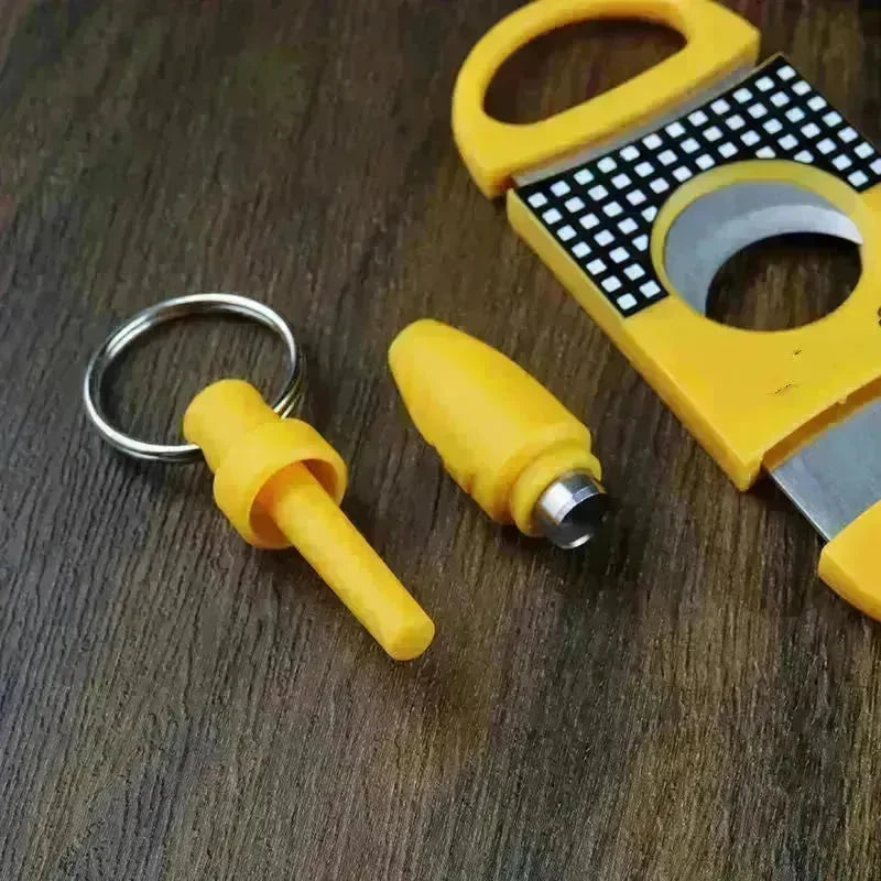 3pcs Cigar Cutter and Punches Set V-Cut Sharp Stainless Steel Scissors - EX-STOCK CANADA