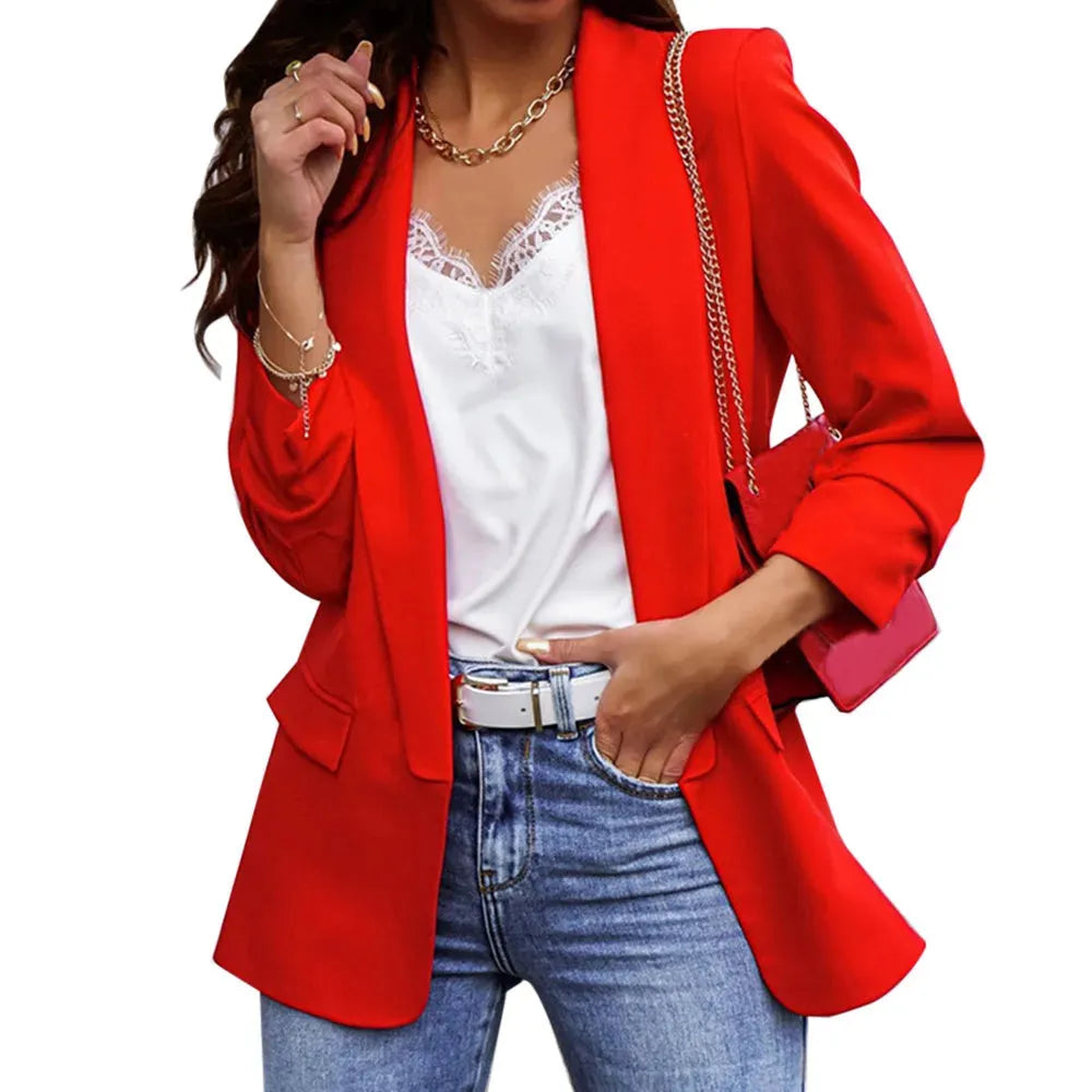 Elegant Blazer For Women Loose Blazer Jackets - EX-STOCK CANADA