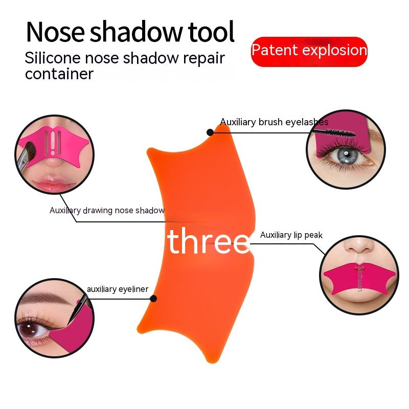 Silicone Nose Contour Shading Stencil – Nose Shadow Guide Tool for Precise Contouring