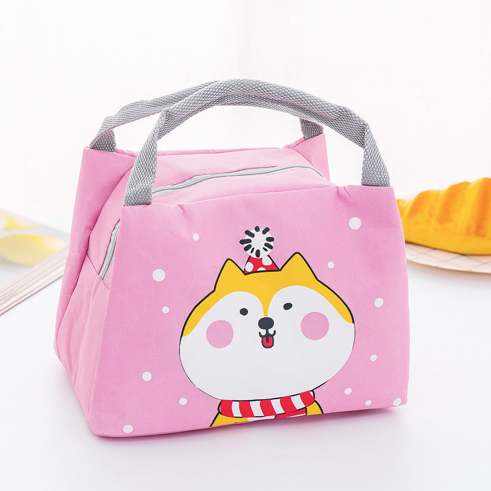 Cartoon Cute Student Insulation Bag Lunch Bag Small Lunch Box Bag EX-STOCK