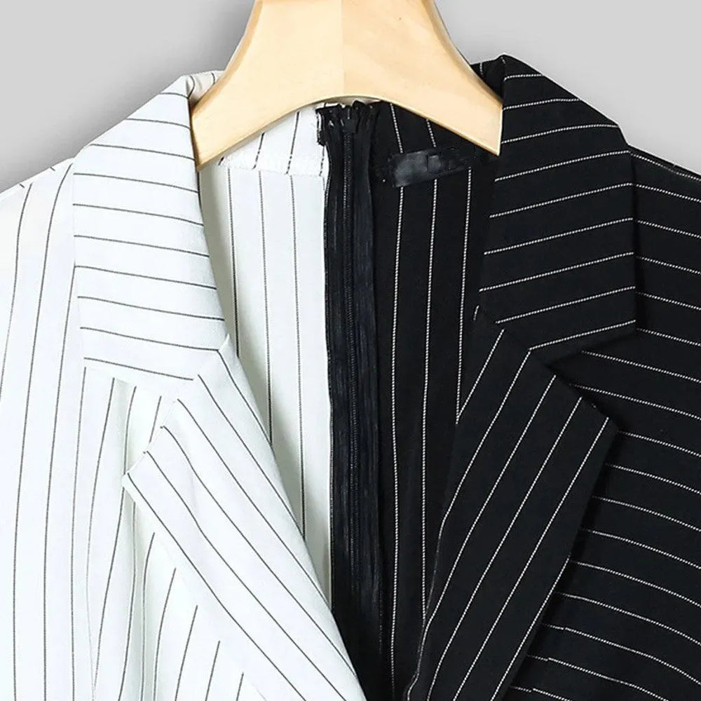 Fashion Suit Women Blazer Dress Turn Down Neck Long Sleeve - EX-STOCK CANADA