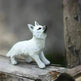 Creative Decorative Hand carved wooden Cat Trinkets Ornaments - EX-STOCK CANADA