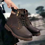 Fashion Winter tooling boots mens non slip work safety boot