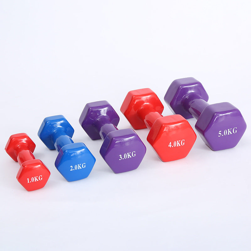 Color fitness dumbbells 