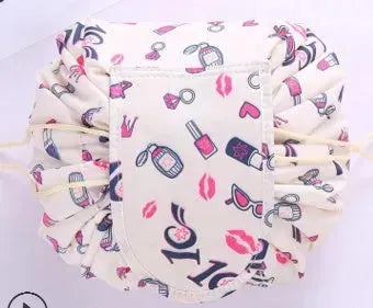 Animal Printing Large Capacity Drawstring Lazy Cosmetic Storage Bag - EX-STOCK CANADA
