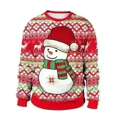 Ugly Christmas Sweater For gift Santa Deer Elf Funny Pullover - EX-STOCK CANADA