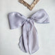 Silk satin oversized bow tie Hair Scrunchies ponytail Holder