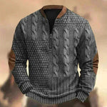 Pulgón de sudadera de cremallera 3D de los hombres estampados para hombres impresos