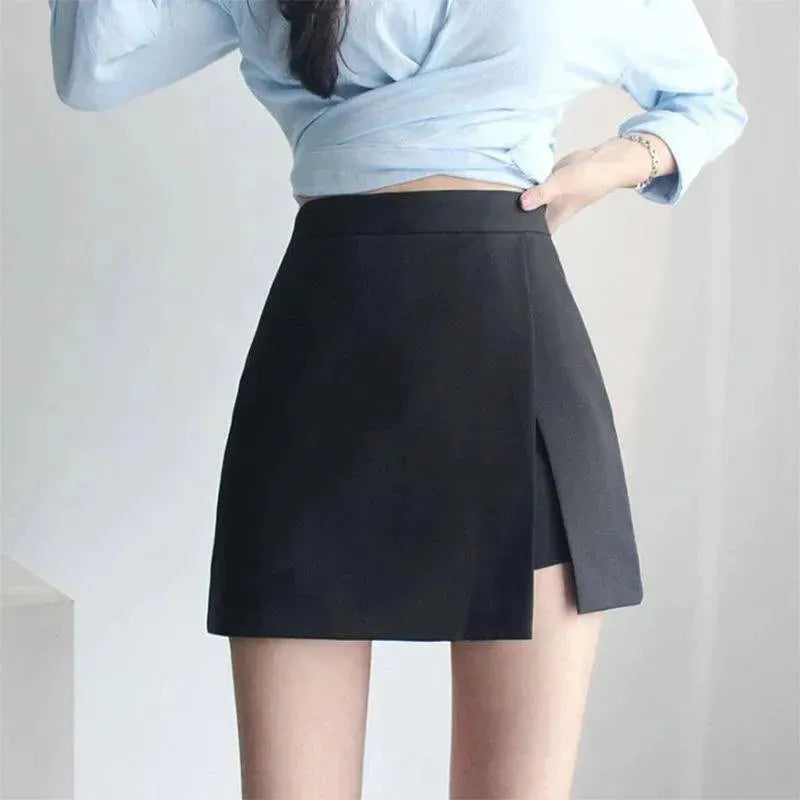 Elegant Hip Side Slit Mini Skirt for women - EX-STOCK CANADA